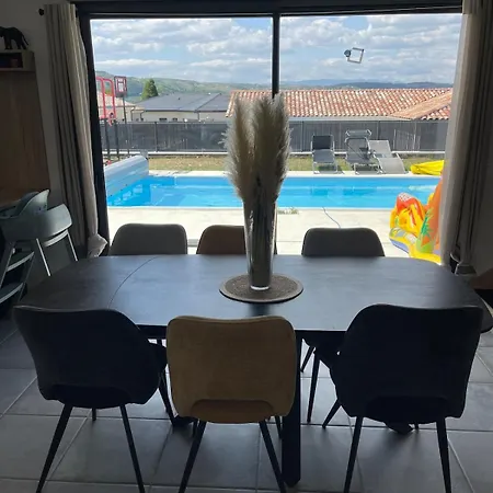 Avec Vue, Piscine, Air De Jeu, Sport, Calme Villa Saint-Vallier (Drome)